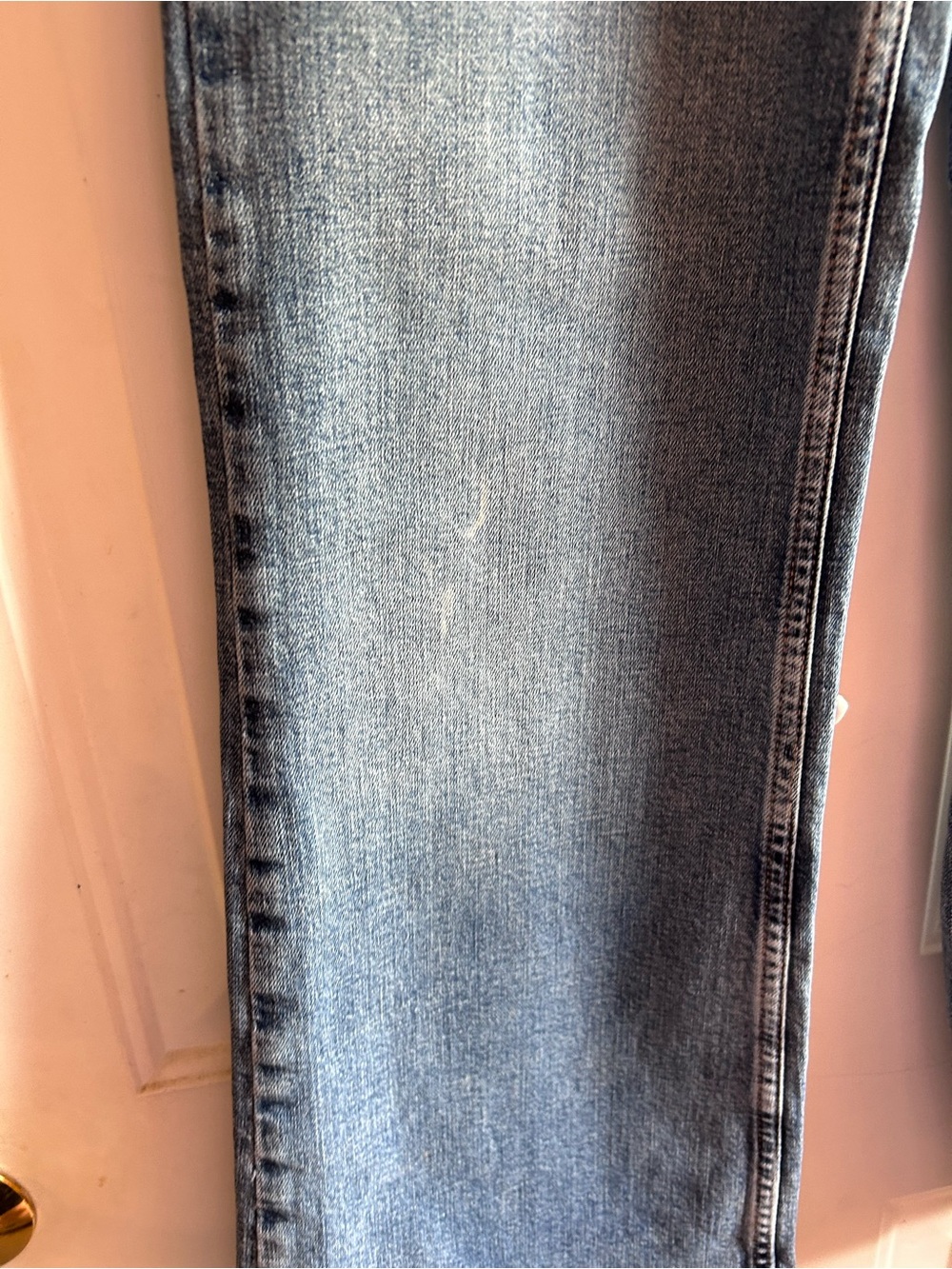 Pilcro Size 25P Wide Leg Jeans High Rise Flap Pockets Stretch NWOT - Picture 10 of 15